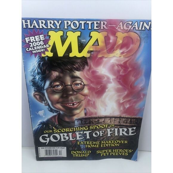 Mad Magazine #460 December 2005 Goblet of Fire - Picture 1 of 10